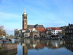 Hochwasser auf Maas und Rur in Roermond